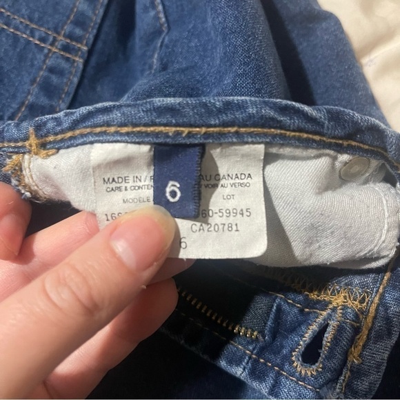 Tommy Hilfiger Vintage Costal Cowgirl Middle Slit Midi Jean Skirt Size 6 - Picture 6 of 8